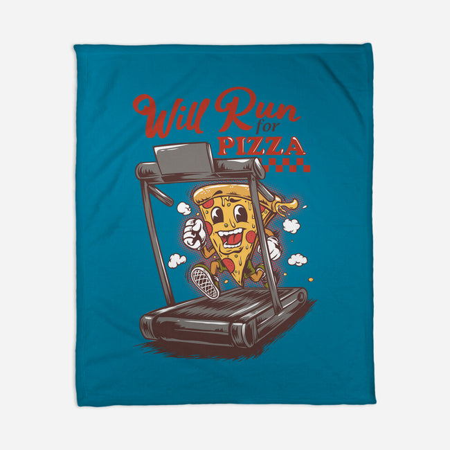Cardio Pizza-None-Fleece-Blanket-joerawks
