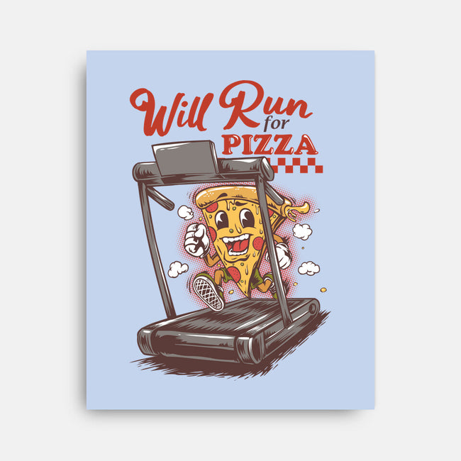Cardio Pizza-None-Stretched-Canvas-joerawks