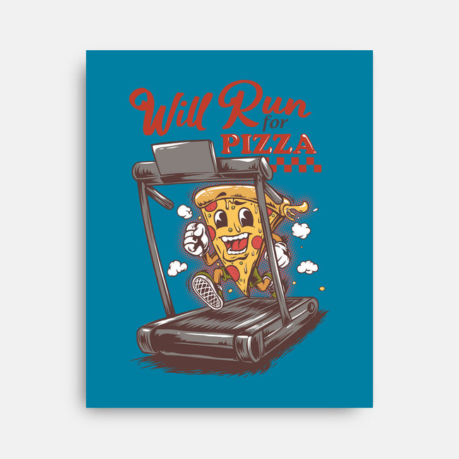 Cardio Pizza-None-Stretched-Canvas-joerawks