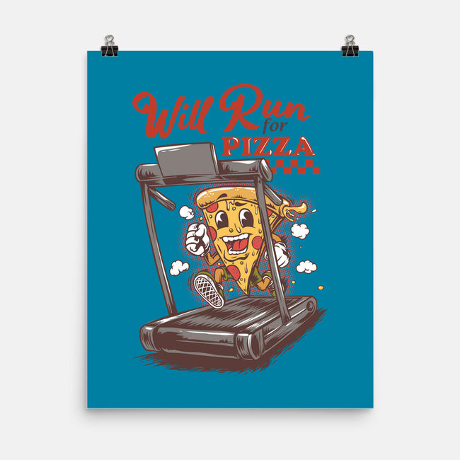 Cardio Pizza-None-Matte-Poster-joerawks