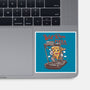 Cardio Pizza-None-Glossy-Sticker-joerawks