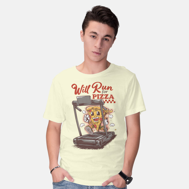 Cardio Pizza-Mens-Basic-Tee-joerawks