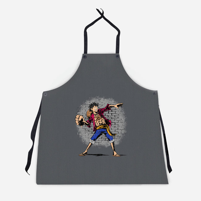 Punch Thrower-Unisex-Kitchen-Apron-joerawks
