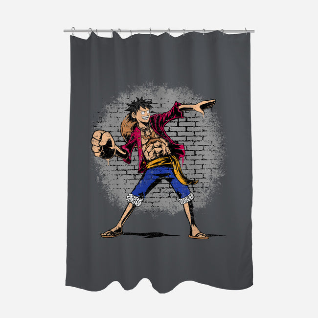 Punch Thrower-None-Polyester-Shower Curtain-joerawks