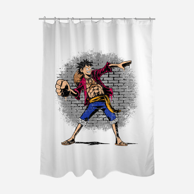 Punch Thrower-None-Polyester-Shower Curtain-joerawks