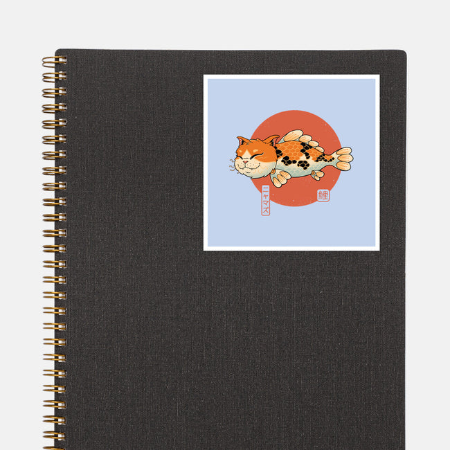 Cat Fish Koi-None-Glossy-Sticker-vp021