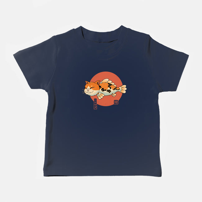Cat Fish Koi-Baby-Basic-Tee-vp021