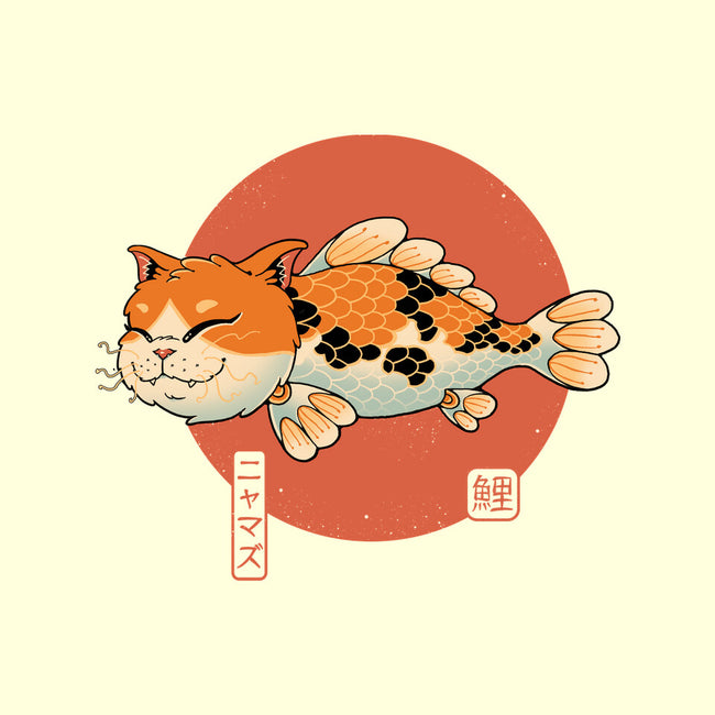 Cat Fish Koi-None-Stretched-Canvas-vp021