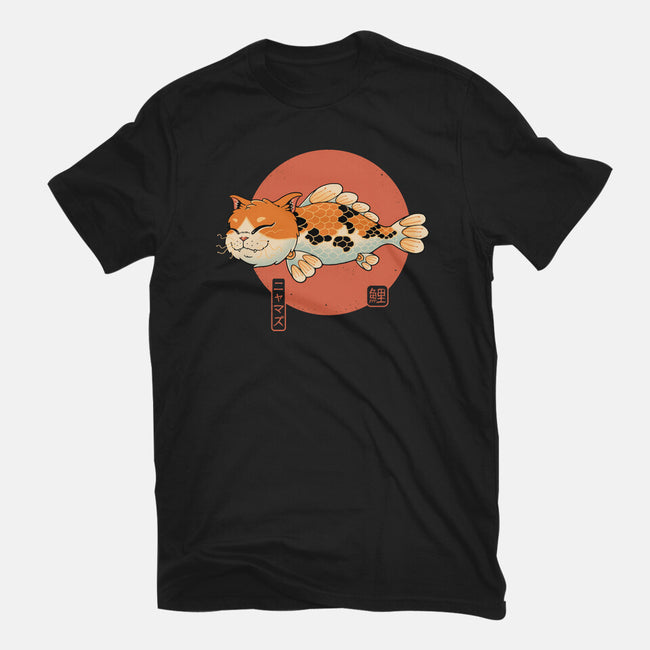 Cat Fish Koi-Mens-Basic-Tee-vp021