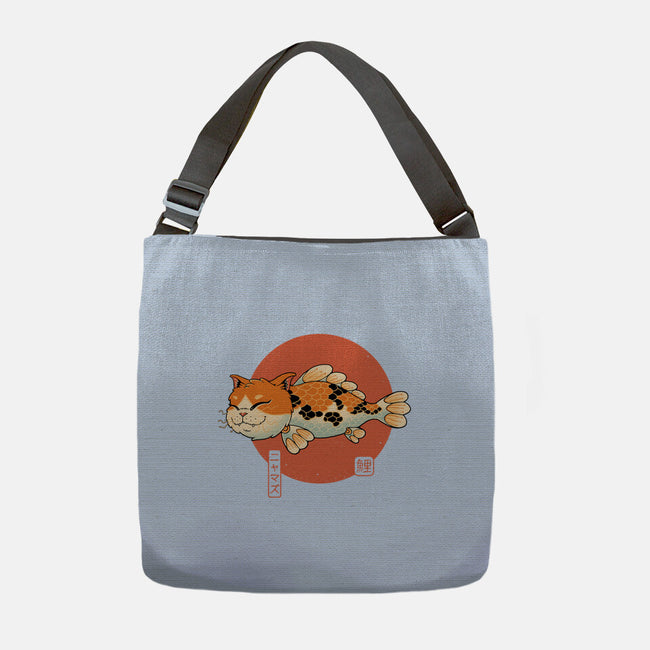 Cat Fish Koi-None-Adjustable Tote-Bag-vp021