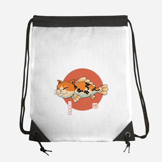 Cat Fish Koi-None-Drawstring-Bag-vp021