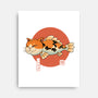 Cat Fish Koi-None-Stretched-Canvas-vp021