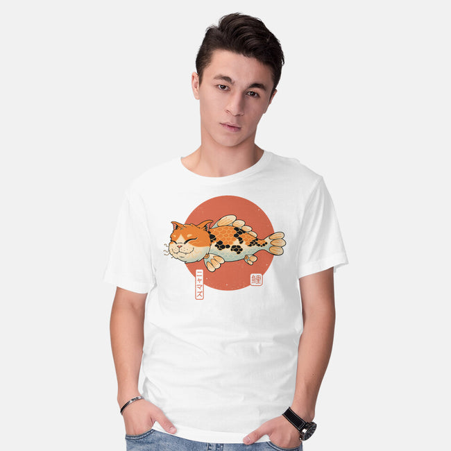 Cat Fish Koi-Mens-Basic-Tee-vp021