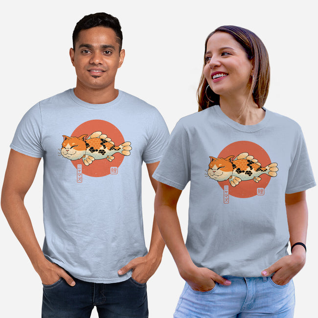 Cat Fish Koi-Unisex-Basic-Tee-vp021