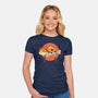 Cat Fish Koi-Womens-Fitted-Tee-vp021