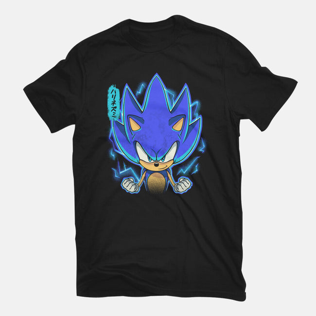 The Speedy Hedgehog-Mens-Basic-Tee-grevalra