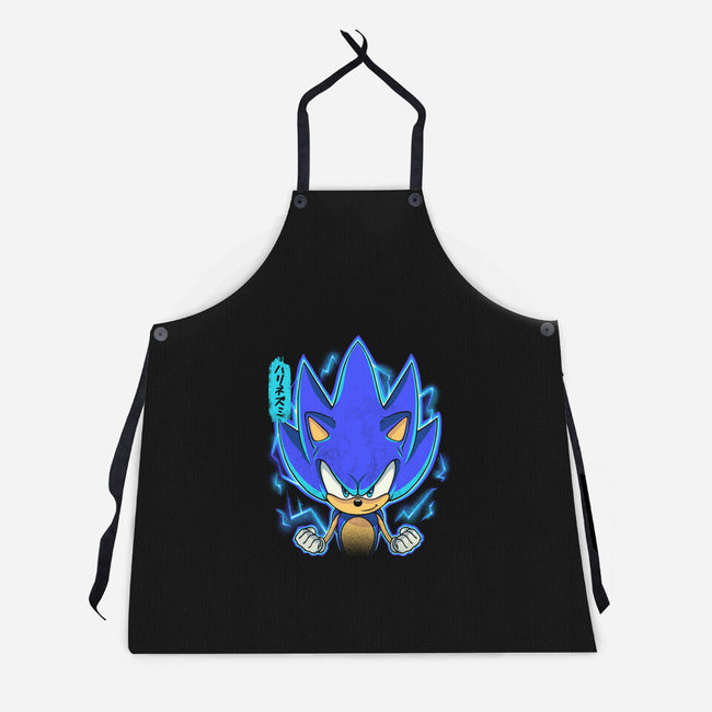 The Speedy Hedgehog-Unisex-Kitchen-Apron-grevalra
