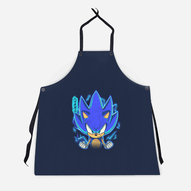 The Speedy Hedgehog-Unisex-Kitchen-Apron-grevalra