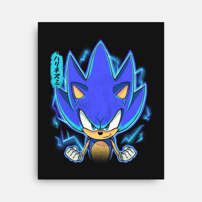 The Speedy Hedgehog-None-Stretched-Canvas-grevalra