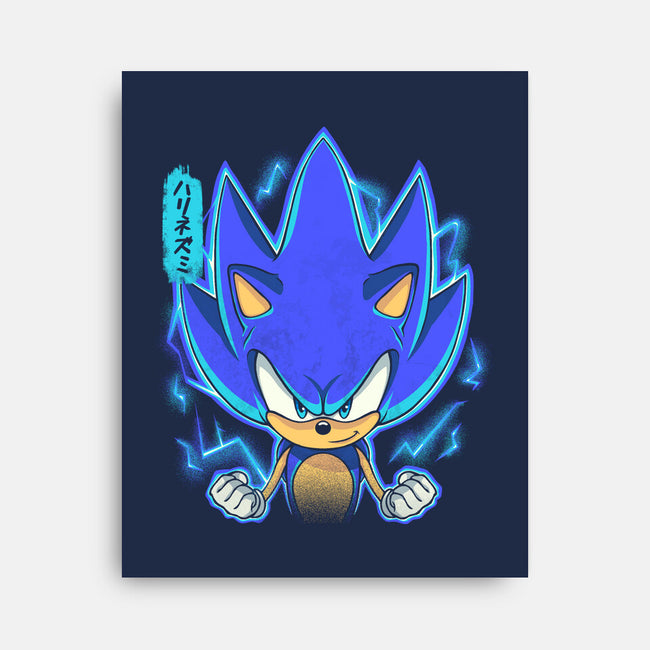 The Speedy Hedgehog-None-Stretched-Canvas-grevalra