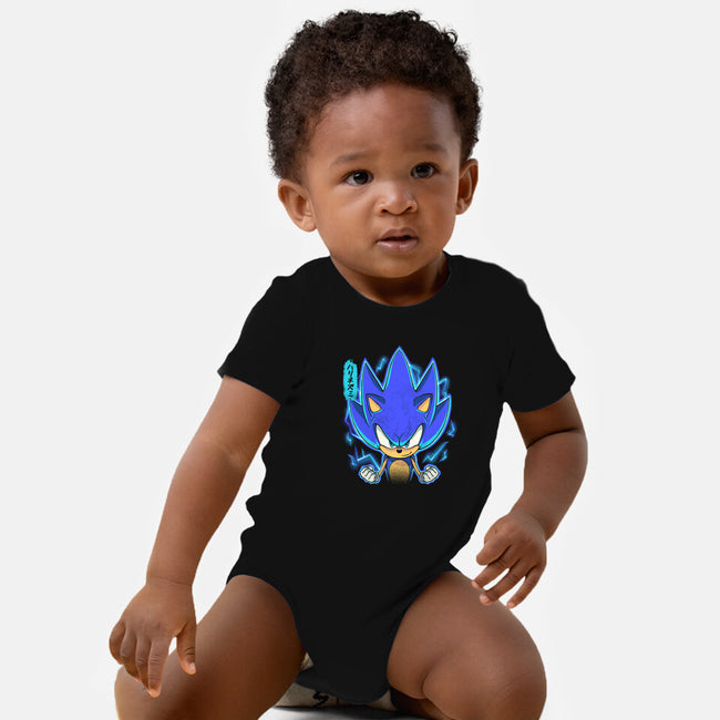 The Speedy Hedgehog-Baby-Basic-Onesie-grevalra