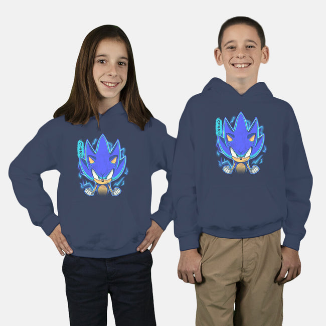 The Speedy Hedgehog-Youth-Pullover-Sweatshirt-grevalra