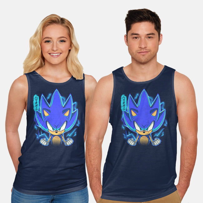 The Speedy Hedgehog-Unisex-Basic-Tank-grevalra