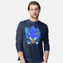 The Speedy Hedgehog-Mens-Long Sleeved-Tee-grevalra