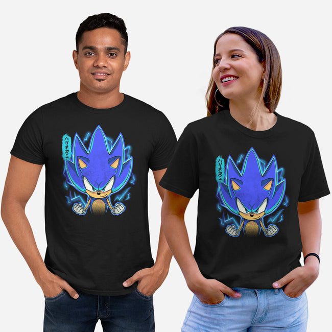 The Speedy Hedgehog-Unisex-Basic-Tee-grevalra