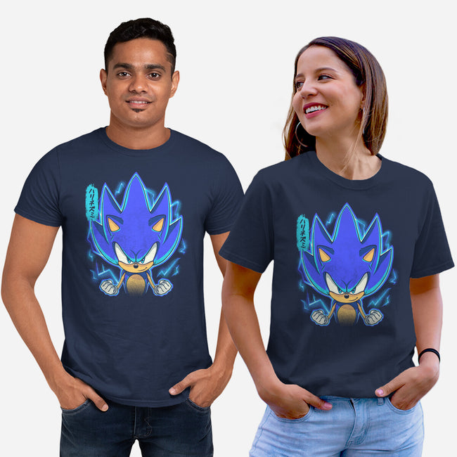 The Speedy Hedgehog-Unisex-Basic-Tee-grevalra