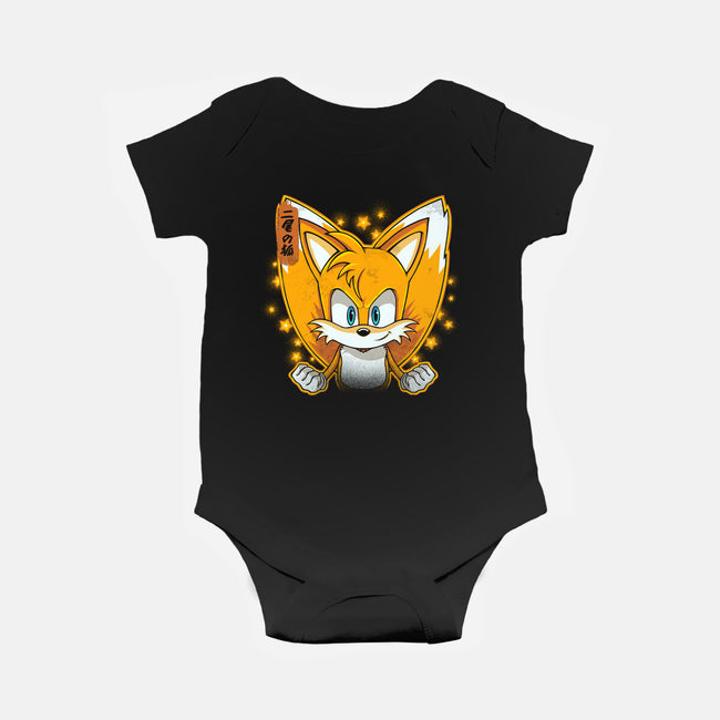 The Two-Tailed Fox-Baby-Basic-Onesie-grevalra