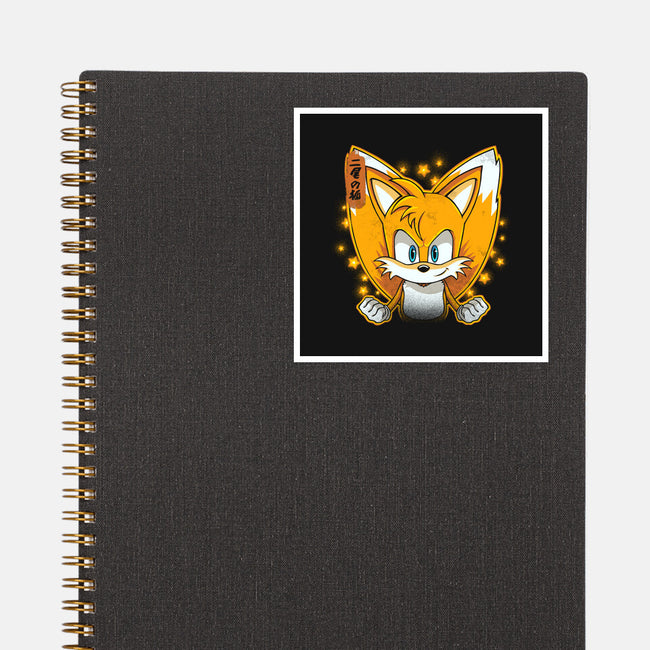 The Two-Tailed Fox-None-Glossy-Sticker-grevalra