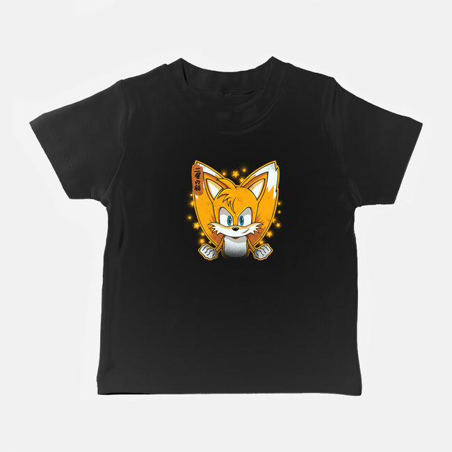 The Two-Tailed Fox-Baby-Basic-Tee-grevalra