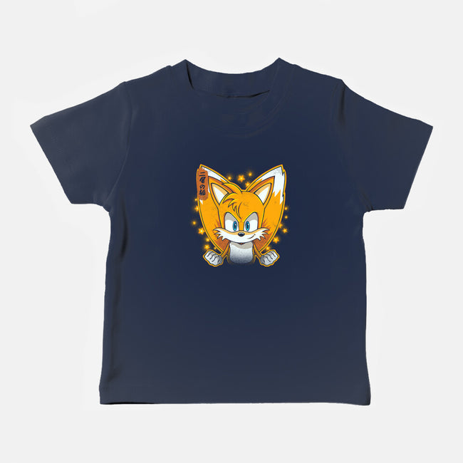 The Two-Tailed Fox-Baby-Basic-Tee-grevalra