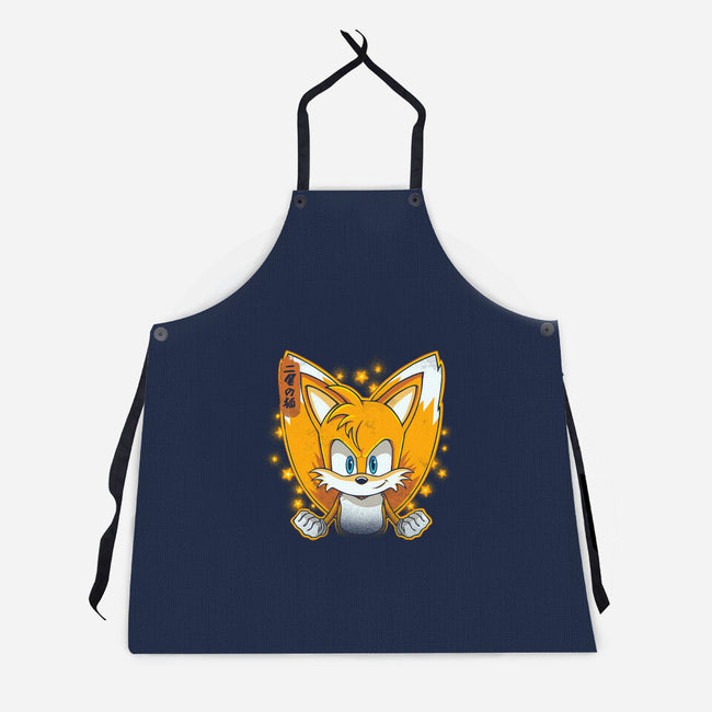 The Two-Tailed Fox-Unisex-Kitchen-Apron-grevalra