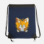 The Two-Tailed Fox-None-Drawstring-Bag-grevalra