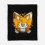 The Two-Tailed Fox-None-Fleece-Blanket-grevalra
