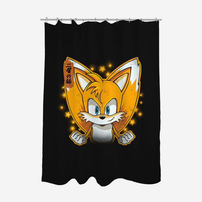 The Two-Tailed Fox-None-Polyester-Shower Curtain-grevalra
