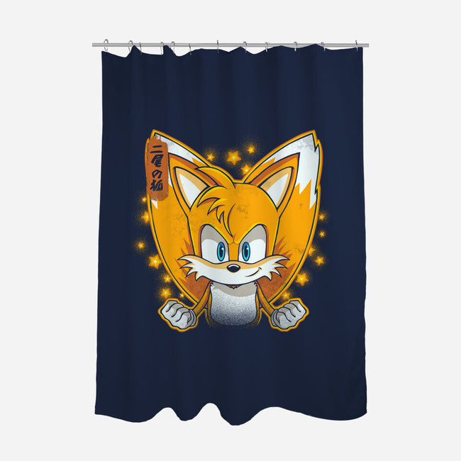The Two-Tailed Fox-None-Polyester-Shower Curtain-grevalra
