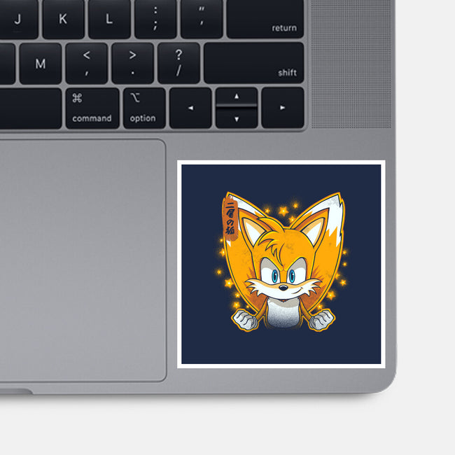 The Two-Tailed Fox-None-Glossy-Sticker-grevalra