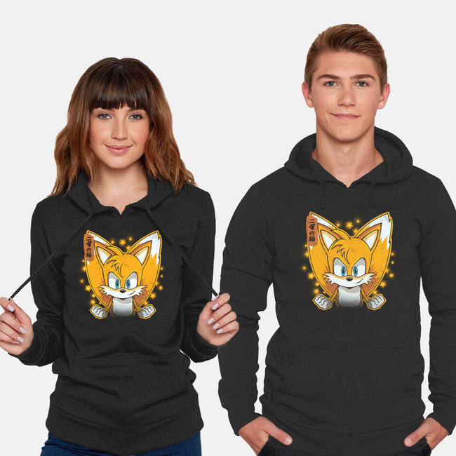 The Two-Tailed Fox-Unisex-Pullover-Sweatshirt-grevalra