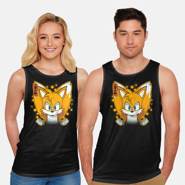 The Two-Tailed Fox-Unisex-Basic-Tank-grevalra