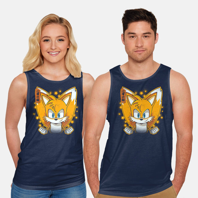 The Two-Tailed Fox-Unisex-Basic-Tank-grevalra