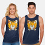 The Two-Tailed Fox-Unisex-Basic-Tank-grevalra