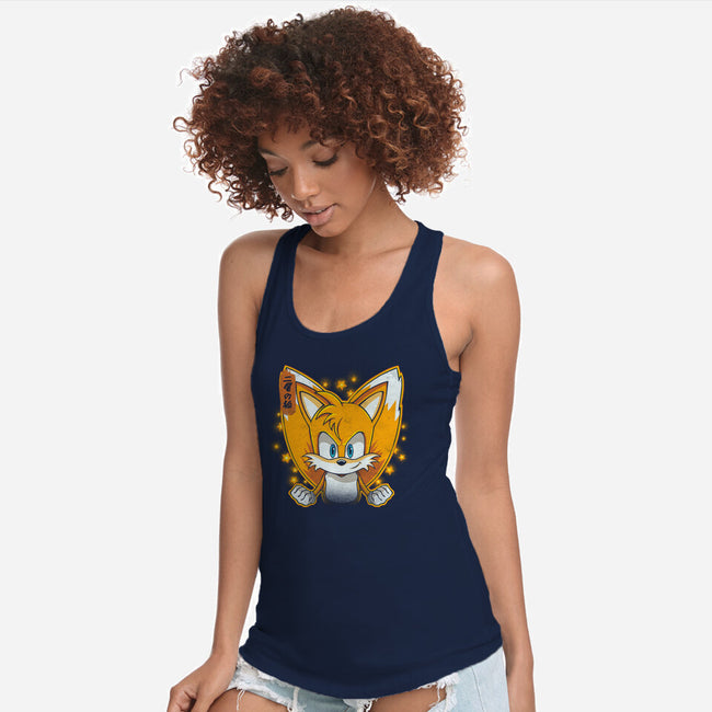 The Two-Tailed Fox-Womens-Racerback-Tank-grevalra