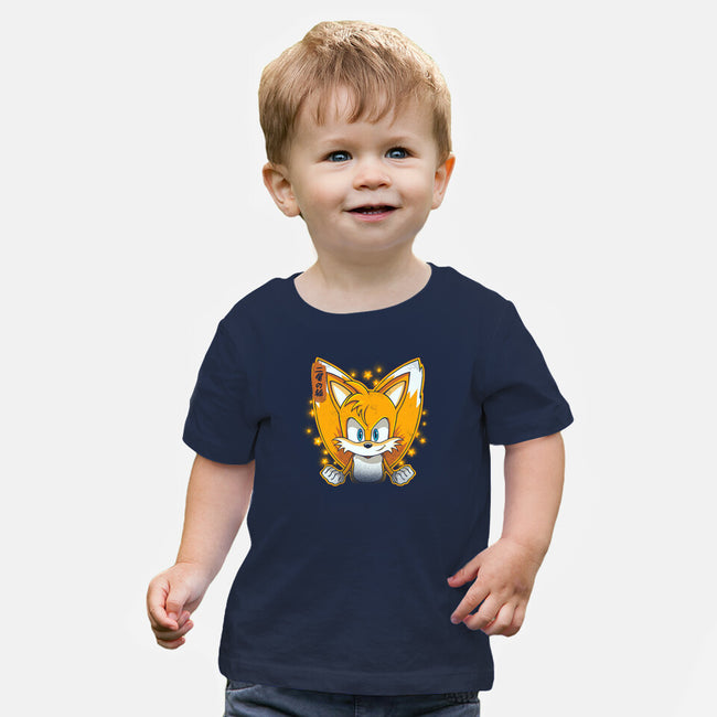 The Two-Tailed Fox-Baby-Basic-Tee-grevalra