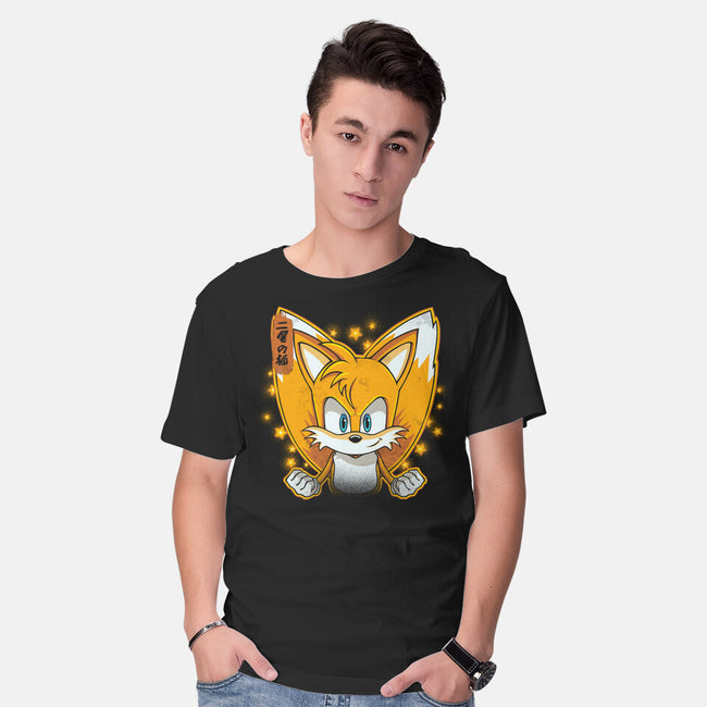 The Two-Tailed Fox-Mens-Basic-Tee-grevalra