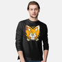 The Two-Tailed Fox-Mens-Long Sleeved-Tee-grevalra