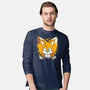 The Two-Tailed Fox-Mens-Long Sleeved-Tee-grevalra