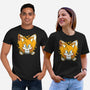 The Two-Tailed Fox-Unisex-Basic-Tee-grevalra